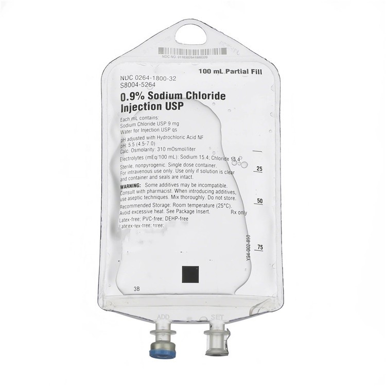 0.9% Sodium Chloride solution Injection solft bag with double ports