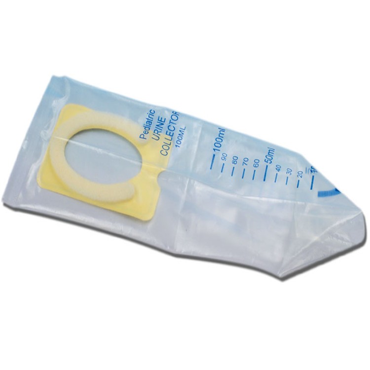 Disposable Medical sterile 100ml 200ml pediatric urine bag collector with good price