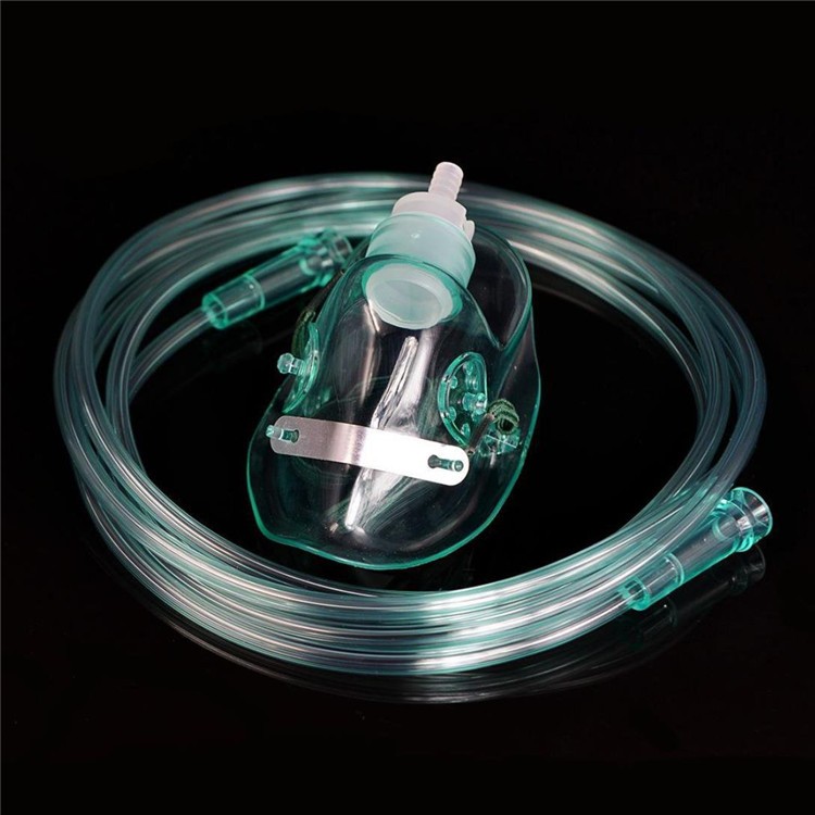  medical pvc oxygen mask for adult and children