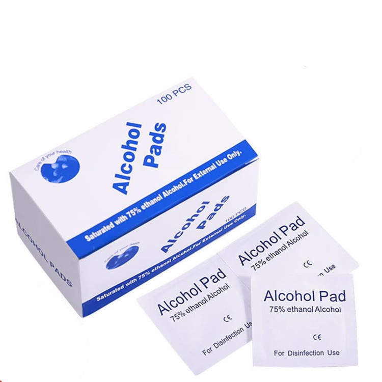 wholesale Disposable 75% isopropyl alcohol prep pads